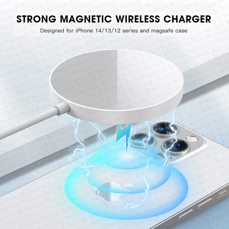 Original Wireless Charger  Fast Charging Type C Lightning Cable
